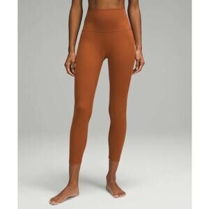 Lululemon Align High-Rise Pant with Pockets 25" Sable Orange W5DCES Yoga Size 6